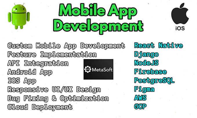 Gig Preview - Do mobile app development for android and ios