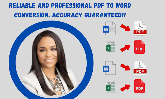 Gig Preview - Convert pdf to word or word to pdf