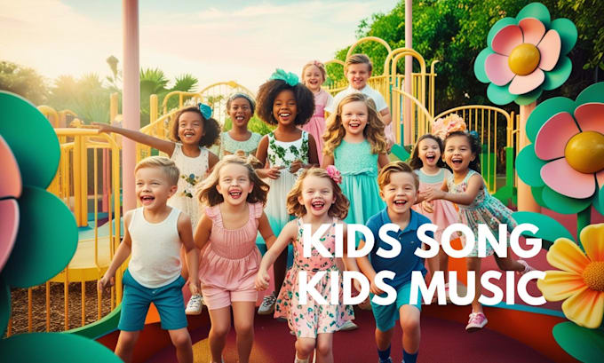 Gig Preview - Produce kids music, nursery rhymes, children song, happy music, kids melody