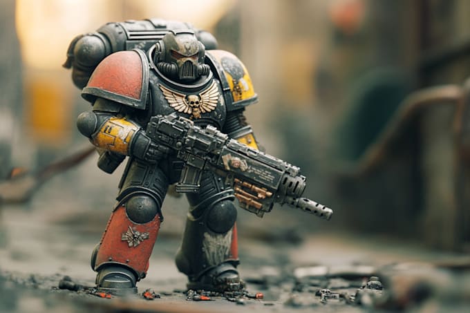 Gig Preview - Create your favorite warhammer 40k character