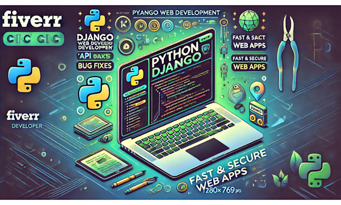 Gig Preview - Develop, fix, and customize your python django web application