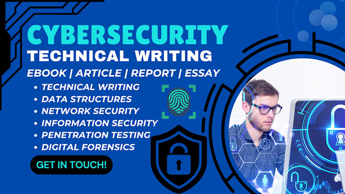 Gig Preview - Write cybersecurity technical writing cloud computing malware soc report ebook