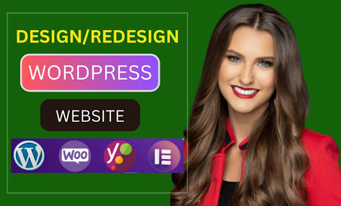 Gig Preview - Create wordpress website design, redesign wordpress business website super fast