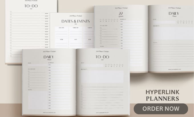 Bestseller - etsy digital planner, etsy digital product, hyperlinked planner, setup etsy shop