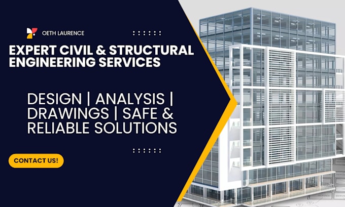 Gig Preview - Civil, structural engineering solutions for any project in texas and california