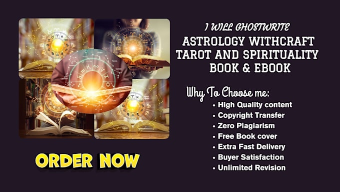 Gig Preview - Craft engaging spirituality, tarot, witchcraft, and astrology ebooks