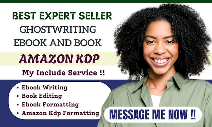 Bestseller - create ebook ghostwriter amazon KDP book writer nonfiction ebook with formatting