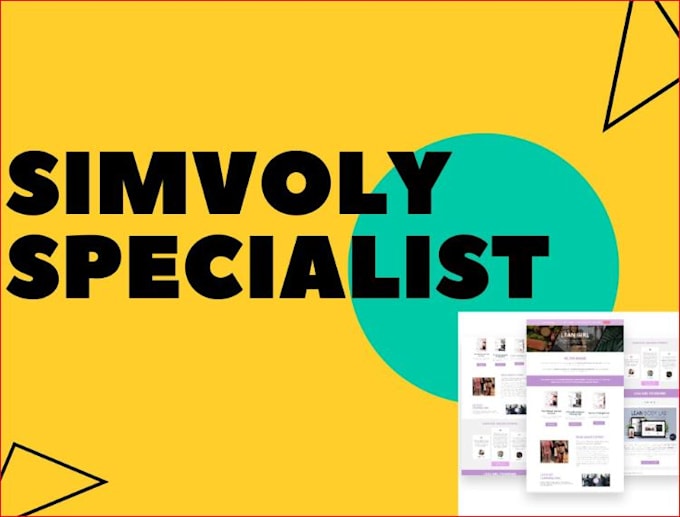 Gig Preview - Design eye catchy simvoly website, landing page and converting funnel