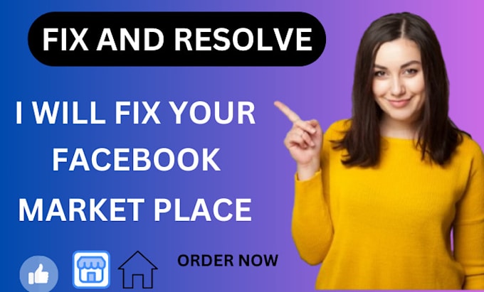 Gig Preview - Fix and resolve your facebook marketplace issues quickly