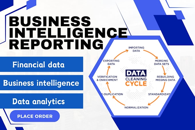 Gig Preview - Business intelligence reporting, financial data and  using sql power bi