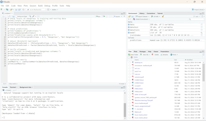 Gig Preview - Analyze and visualize data using r and python