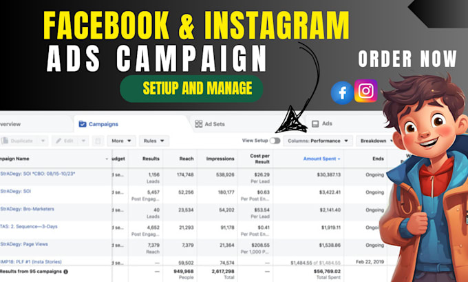 Gig Preview - Setup facebook instagram meta ads campaign,fb advertising for sales and leads