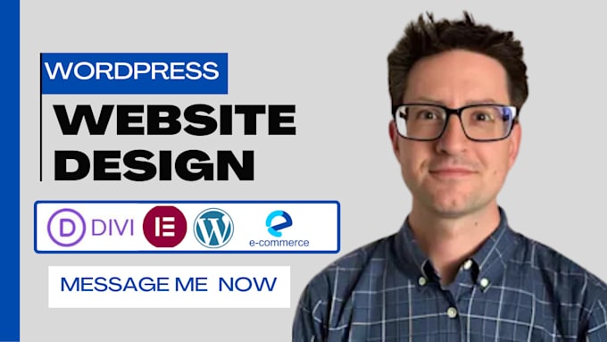 Gig Preview - Create, build, develop and design a responsive wordress website with seo