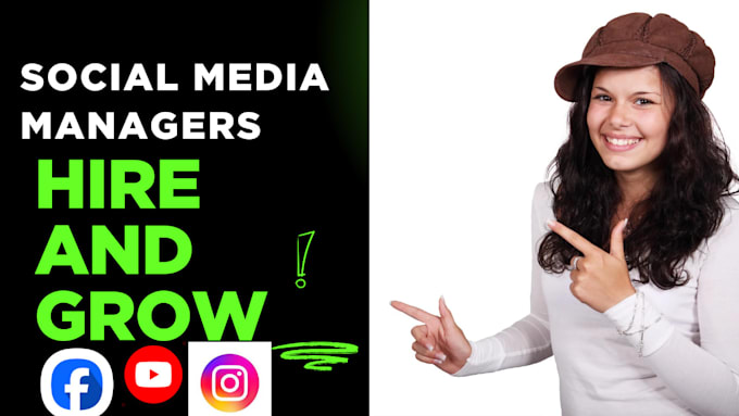 Gig Preview - Professional social media manager in fiverr