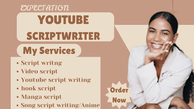 Gig Preview - Write youtube script, manga script, reel script, hook script song script writer