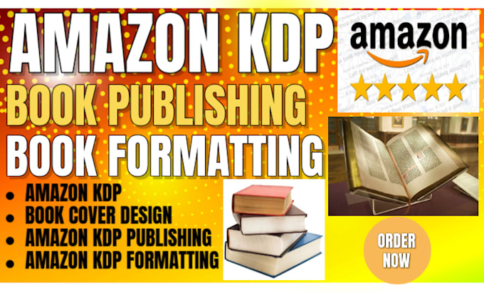 Gig Preview - Do amazon kdp book publishing and kdp book formatting