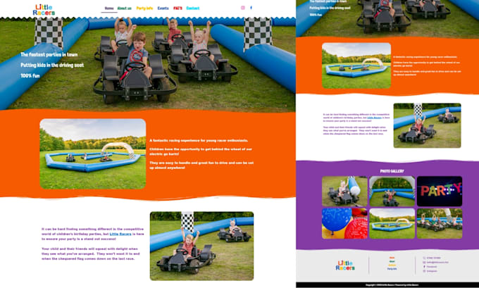 Gig Preview - Design kindergarten website, school website, daycare website, preschool website