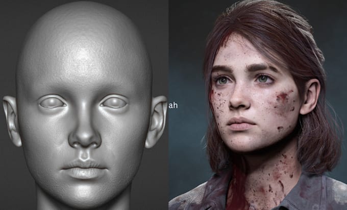 Gig Preview - Create 3d metahuman character realistic model facial expression humanoid model