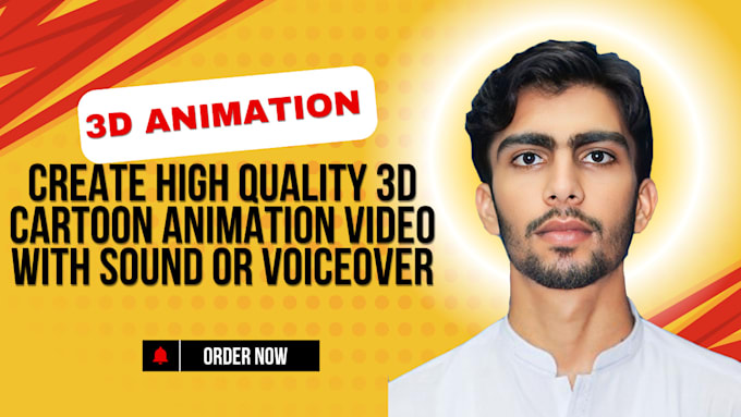 Gig Preview - Create high quality 3d cartoon animation video with sound voiceover