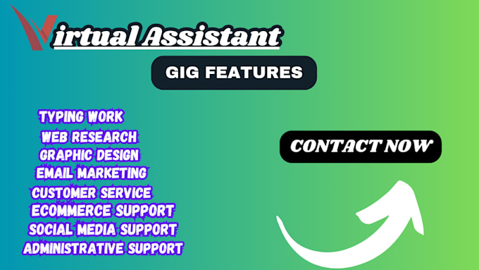 Gig Preview - Be your virtual assistant, admin, ecommerce and social media support