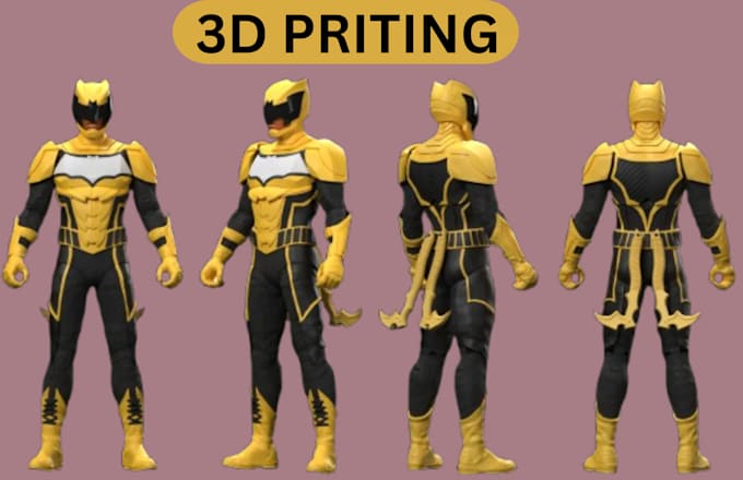 Gig Preview - Sculpt 3d model for toys action figure articulated figure 3d character modeling