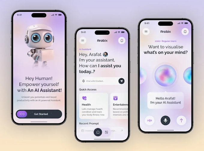 Gig Preview - Build ai virtual assistant app, voice command app, task delegator app