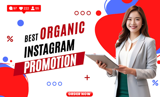 Gig Preview - Do organic instagram promotion for your account to gain organic growth