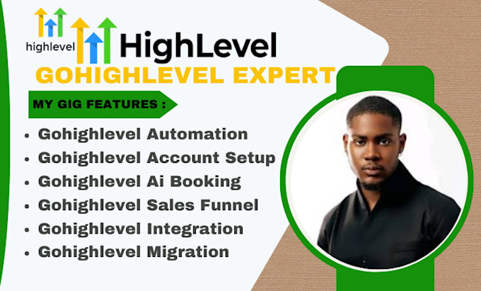 Gig Preview - Setup ghl sales funnel ghl automation ghl website ghl expert ghl whatsapp vapi