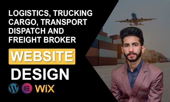 Gig Preview - Design logistics, trucking, dispatch, freight, broker, moving company website