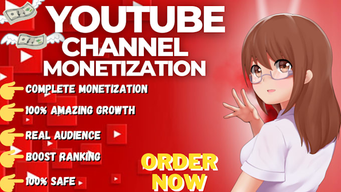 Gig Preview - Do organic promotion for youtube channel monetization