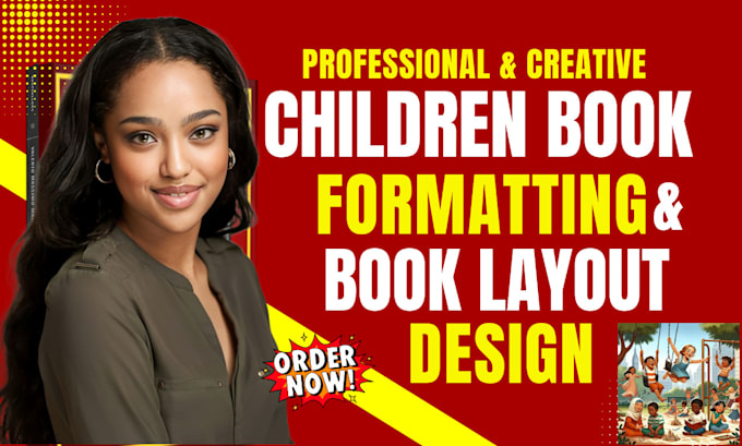 Gig Preview - Do children book formatting and children book layout design