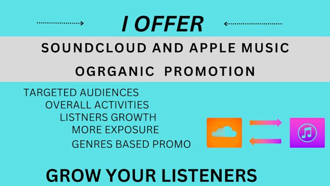 Bestseller - do organic apple music promotion soundcloud music promotion