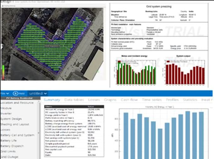 Gig Preview - Deliver USA stamped blueprint with solar and drainage system design