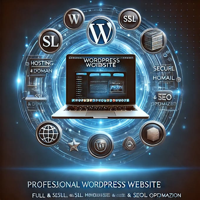 Gig Preview - Build a professional wordpress website with full setup