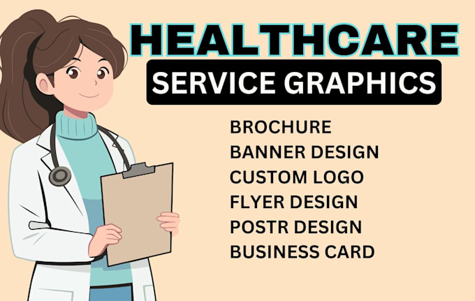 Gig Preview - Healthcare service logo, brochure, redesign health care branding, flyer, banner