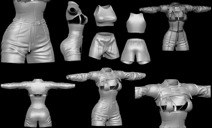 Gig Preview - Do realistic secondlife character model 3d rigging second life mesh animation