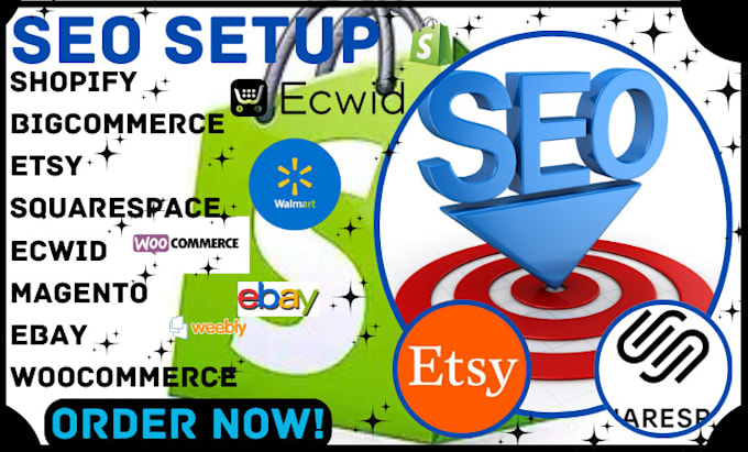 Gig Preview - Design shopify SEO squarespace magento ebay ecwid woocommerce bigcommerce etsy