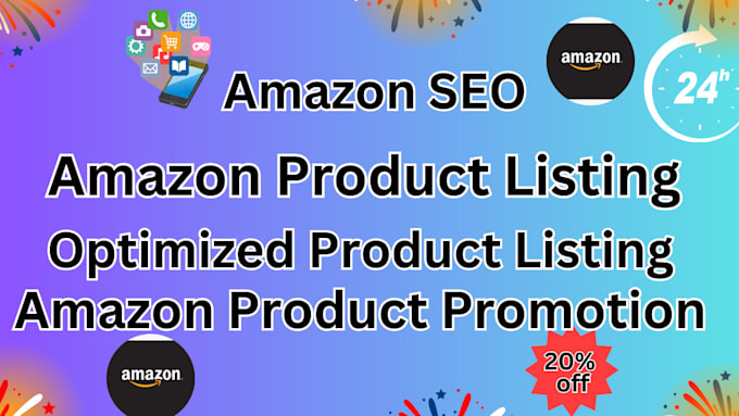 Gig Preview - Optimize your amazon product listing, amazon optimization , marketing