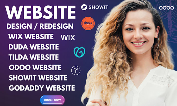 Gig Preview - Redesign showit tilda website odoo duda business seo website wix ecommerce store