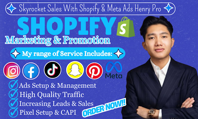 Bestseller - setup shopify facebook ads campaign, meta ads, or instagram ads