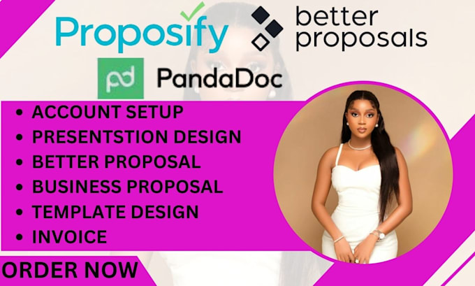 Gig Preview - Design pandadoc proposal template proposify,pondadoc, docusign better proposal