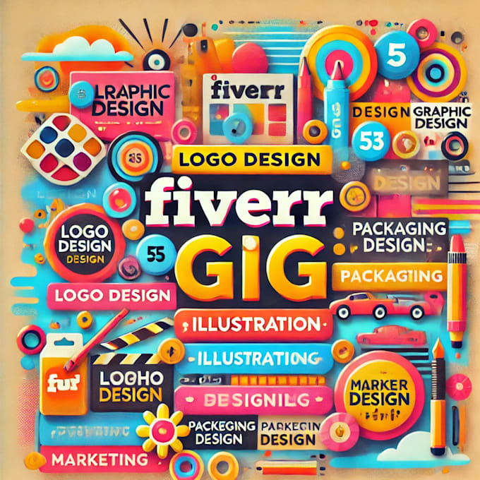 Gig Preview - Be your graphic designer for any design project