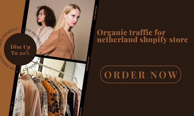 Gig Preview - Organically promote advertise your shopify netherland store traffic