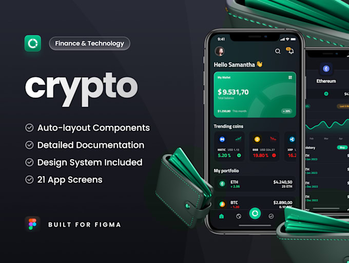 Gig Preview - Code crypto wallet app, cash app, bitcoin payment app, exchange website