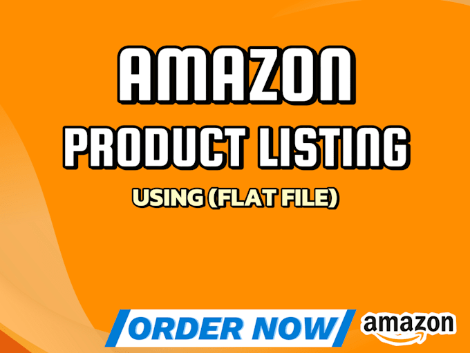 Gig Preview - Upload amazon product listing using flat file