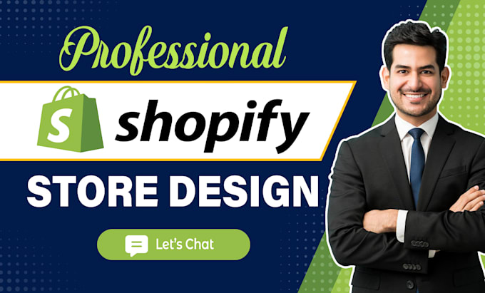 Gig Preview - Design, redesign your shopify store, shopify website, or dropshipping store