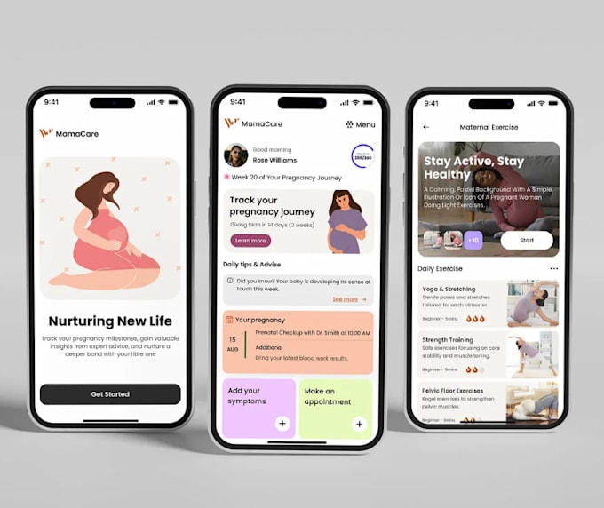 Gig Preview - Build ai pregnancy app, period tracker app, ovulation tracker app