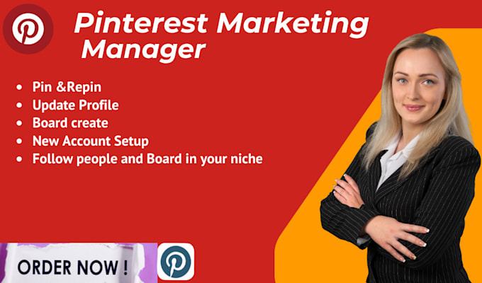 Gig Preview - Expert pinterest marketing manager to grow your brand