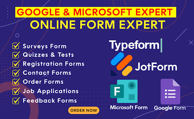 Bestseller - create professional google form and microsoft form