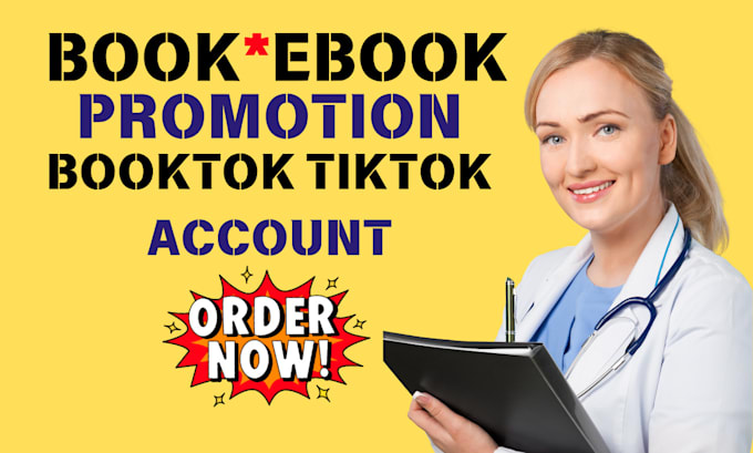 Gig Preview - Promote booktok tiktok booktok author booktok advertising kdp booktok promotion